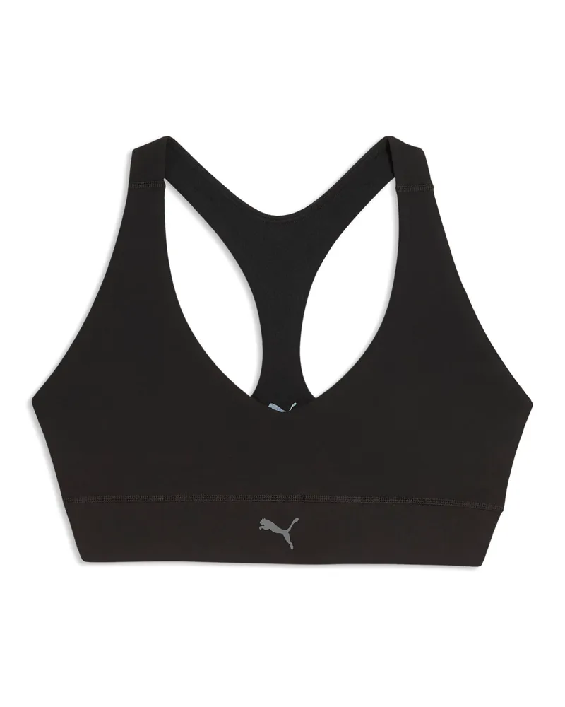 Puma Shapeluxe Mid Sport-BH Damen, Accessoires, Schwarz Schwarz