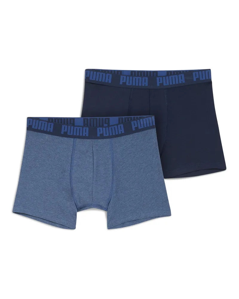 Puma Boxershorts Herren (2er-Pack), Kleidung, Blau Blau