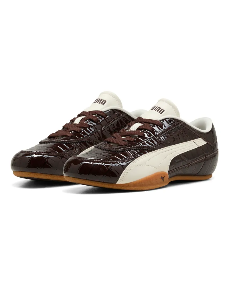 Puma Bella Mina Crocodile Sneakers Damen, Accessoires, Braun Braun