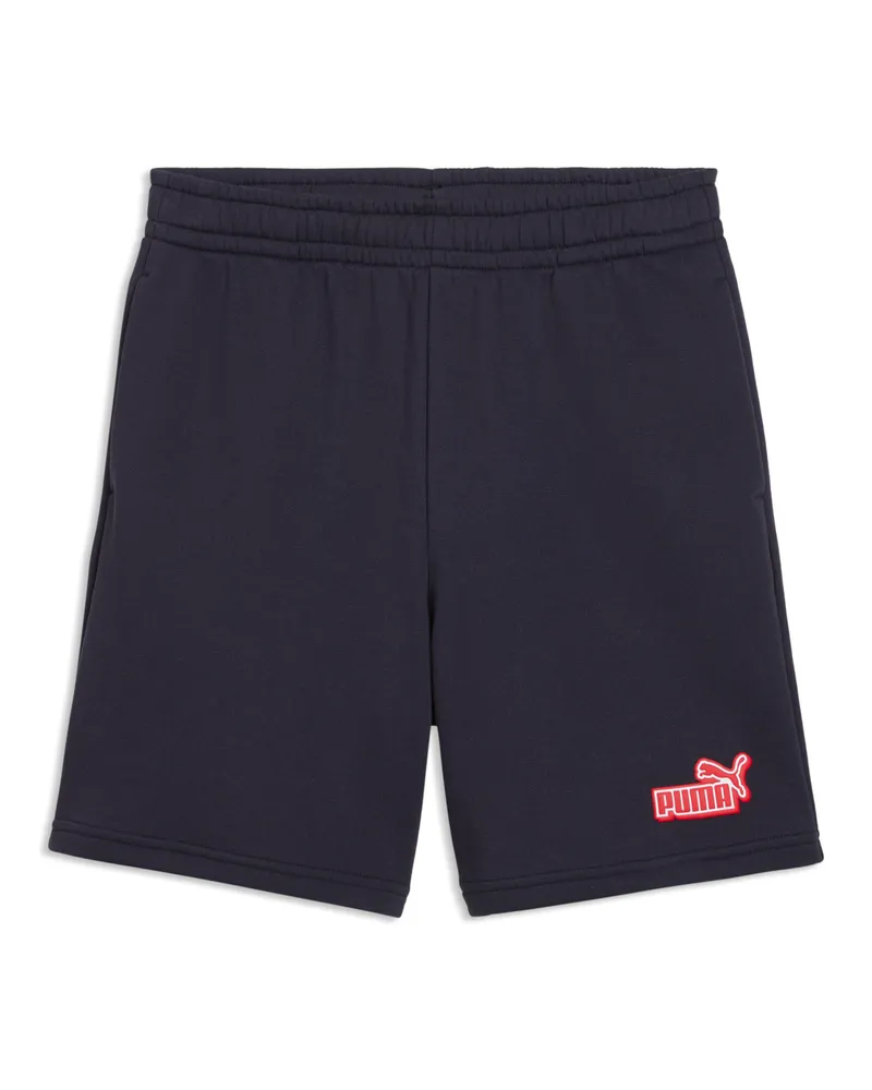 Puma Essentials Logo Lab Relaxed Shorts Teenager, Accessoires, Blau Blau
