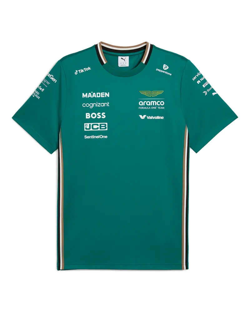 Puma x ASTON MARTIN ARAMCO F1® TEAM Replica T-Shirt Herren, Kleidung, Grün Grün