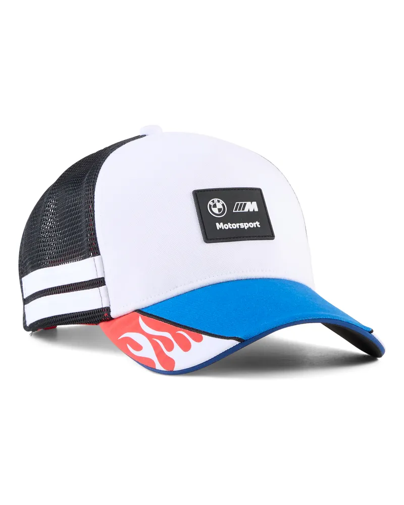 Puma BMW M Motorsport Lifestyle Trucker-Cap, Accessoires, Weiß Weiß