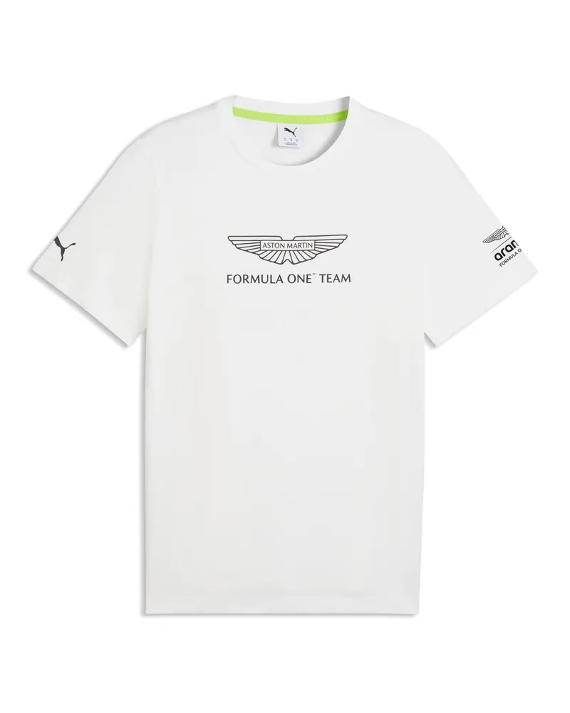 Puma x ASTON MARTIN ARAMCO F1Â® TEAM Essentials T-Shirt Herren, Accessoires, WeiÃŸ Weiãÿ