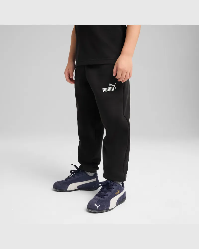 Puma ESS No. 1 Logo Fleece-Jogginghose Kinder, Kleidung, Schwarz Schwarz
