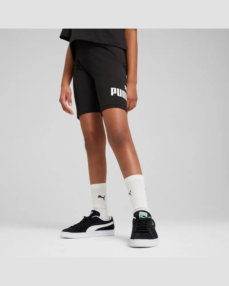 Puma ESS No. 1 Logo Radlerhose Teenager, Kleidung, Schwarz Schwarz