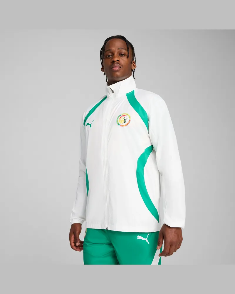 Puma Senegal 2025 Pre-match Gewebte Jacke Herren, Kleidung, WeiÃŸ Weiãÿ