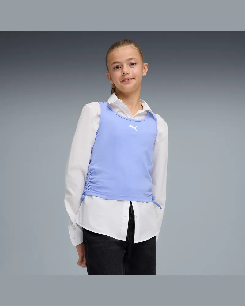 Puma Essentials Slim Knotted Tanktop Teenager, Accessoires, Lila Lila