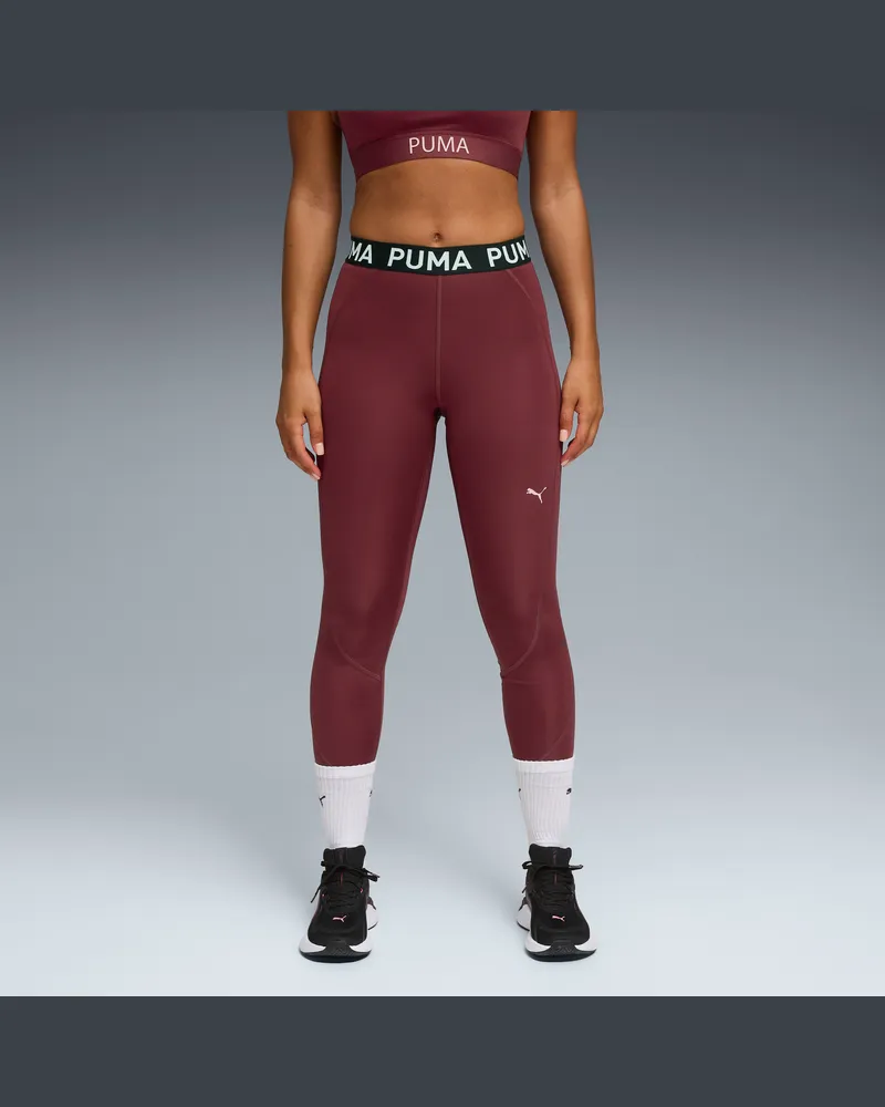 Puma STRONG Leggings Damen, Kleidung, Rot Rot
