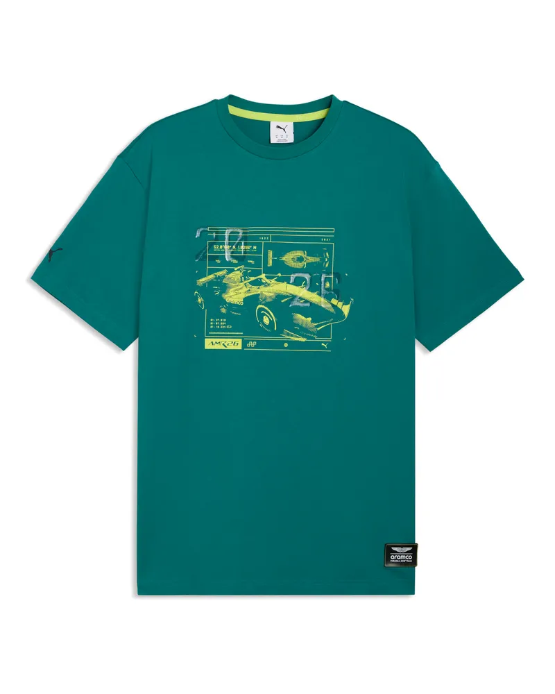 Puma x ASTON MARTIN ARAMCO F1Â® TEAM Relaxed T-Shirt Herren, Accessoires, GrÃ¼n Grã¼n
