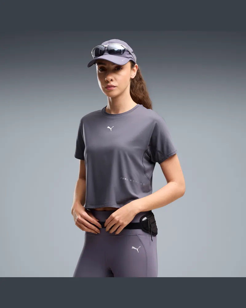 Puma Brightstride CLOUDSPUN Laufshirt Damen, Kleidung, Grau Grau
