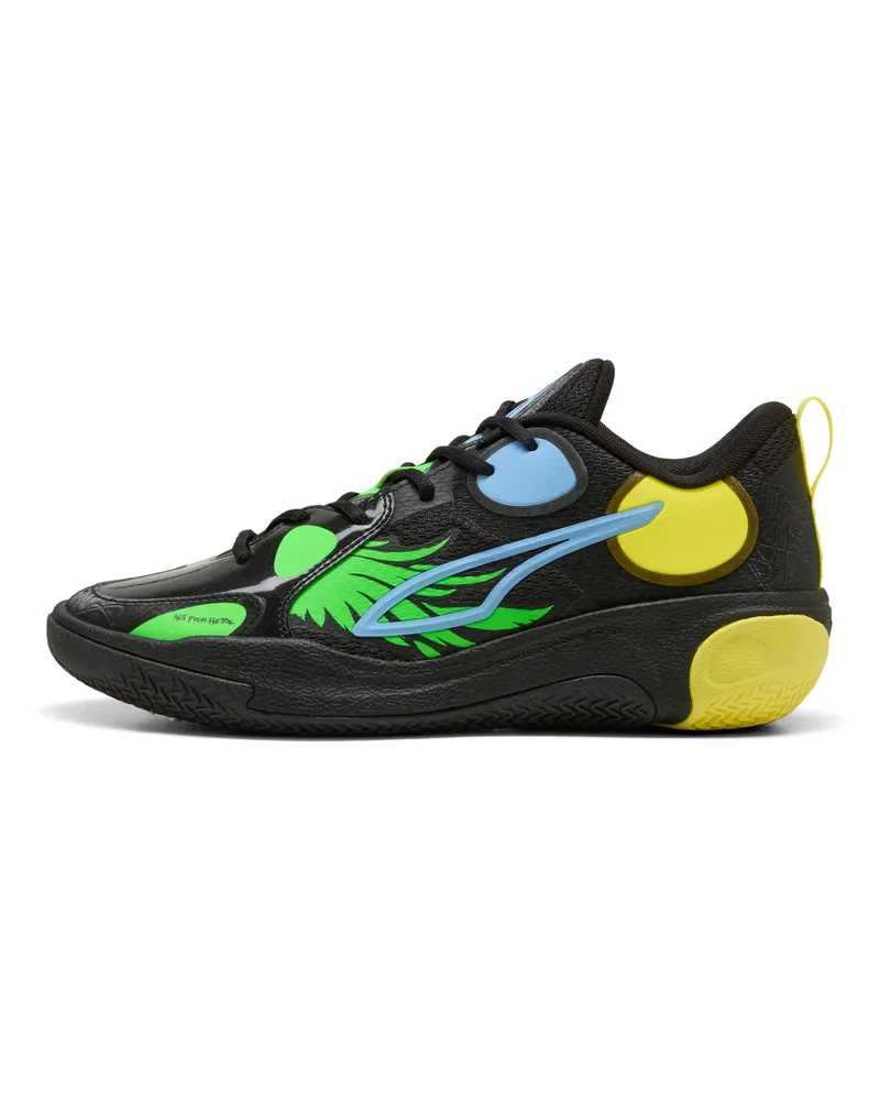 Puma MB World.01 Basketballschuhe Unisex, Schuhe, Schwarz Schwarz