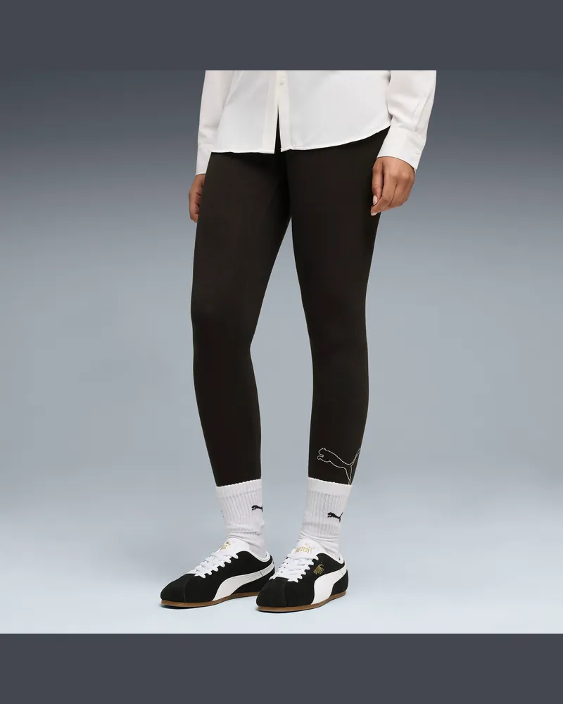 Puma Bedazzled Leggings Damen, Kleidung, Schwarz Schwarz