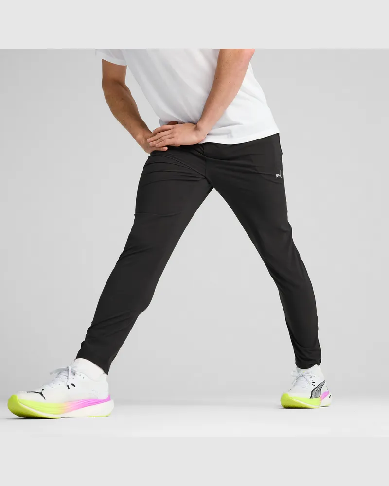 Puma RUN VELOCITY TapeRot Hose Herren, Kleidung, Schwarz Schwarz