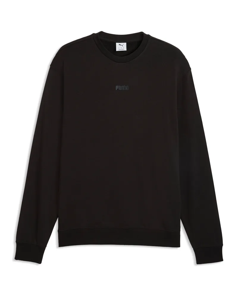 Puma Essentials Elevated Sweatshirt Herren, Kleidung, Schwarz Schwarz