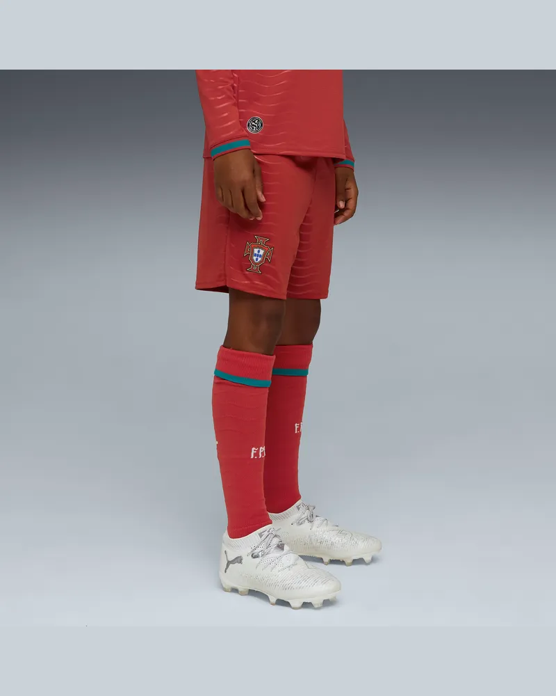 Puma Portugal 2026 Shorts Teenager, Kleidung, Rot Rot
