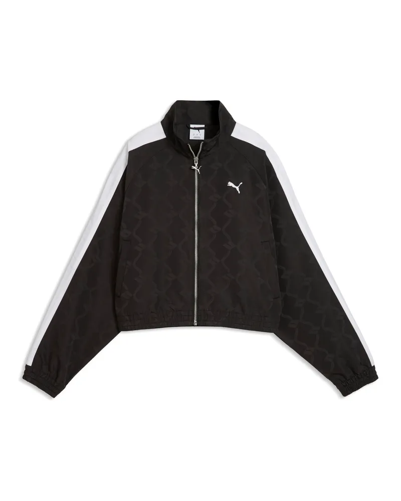 Puma T7 Trainingsjacke Damen, Kleidung, Schwarz Schwarz