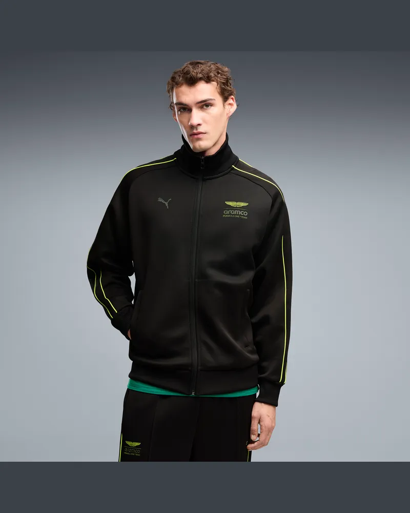 Puma x ASTON MARTIN ARAMCO F1® TEAM T7 Trainingsjacke Herren, Kleidung, Schwarz Schwarz