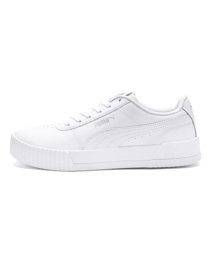 Puma Carina Damen Sneaker, Schuhe, Weiß Weiß