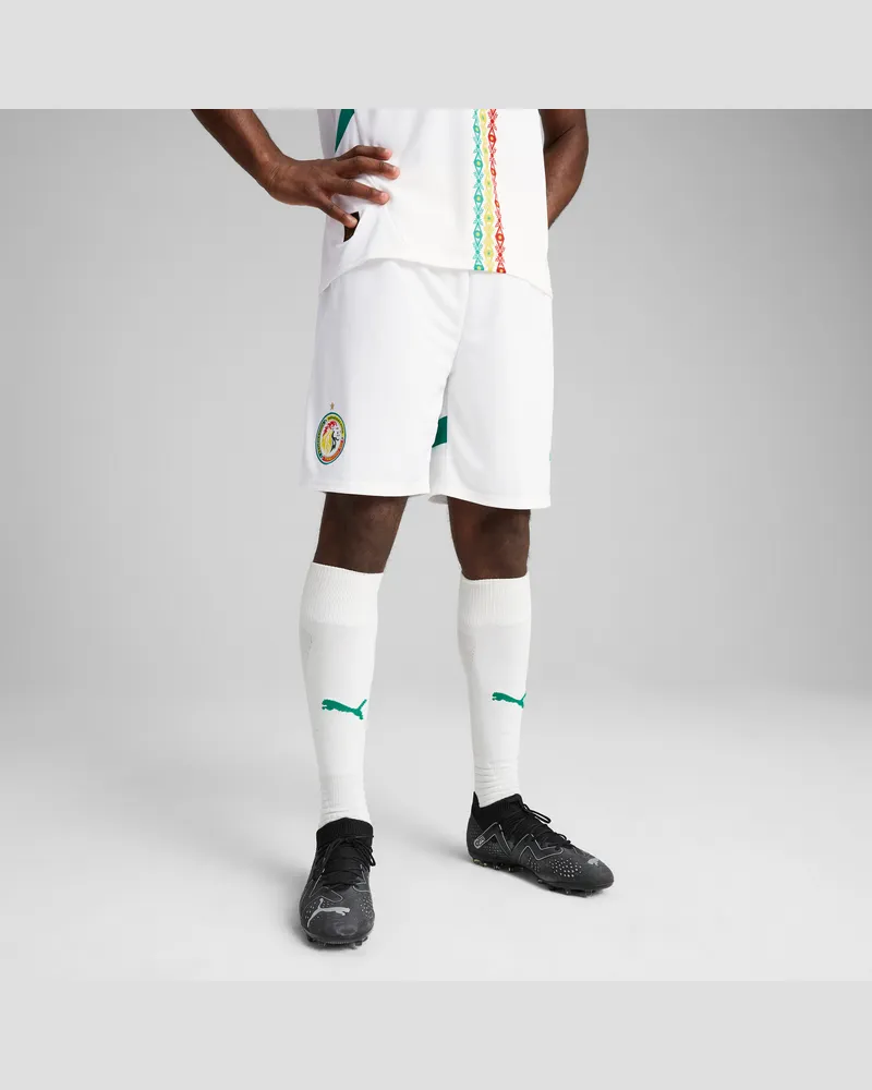 Puma Senegal 2025 Shorts Herren, Kleidung, WeiÃŸ Weiãÿ