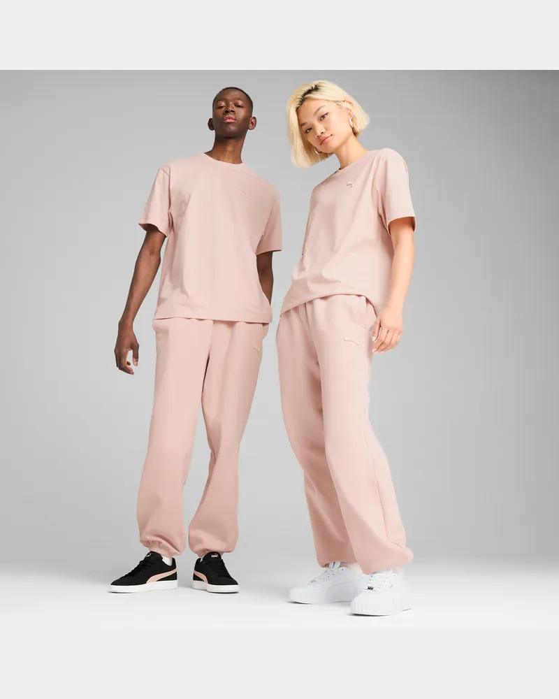Puma Essentials Elevated Jogginghose Unisex, Kleidung, Rosa Rosa
