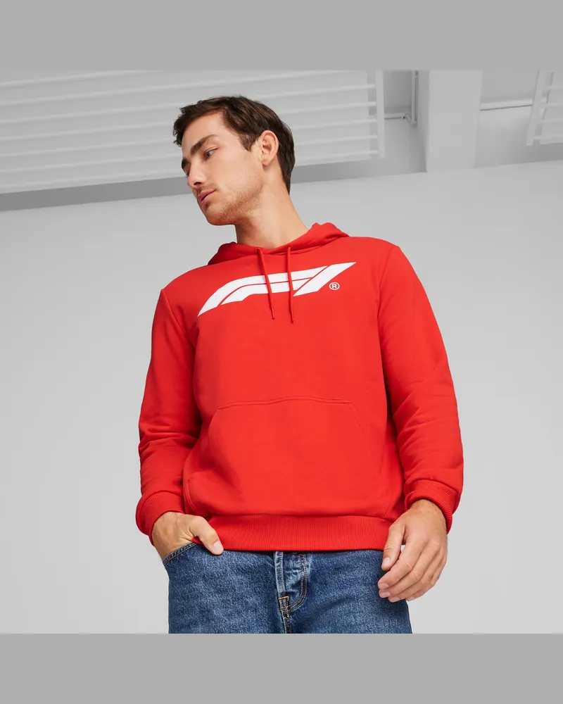 Puma F1® ESS Motorsport Hoodie mit Logo Herren, Kleidung, Rot Rot