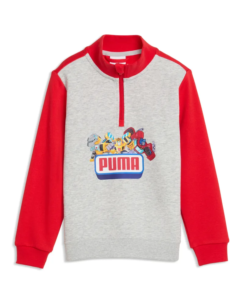 Puma x TRANSFORMERS Graphic Sweatshirt mit Reißverschluss bis zum Hals Kinder, Accessoires, Blau Blau
