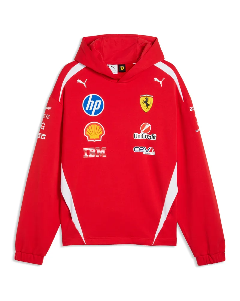 Puma Scuderia Ferrari HP Replica Drivers Authentic Hoodie Herren, Accessoires, Rot Rot