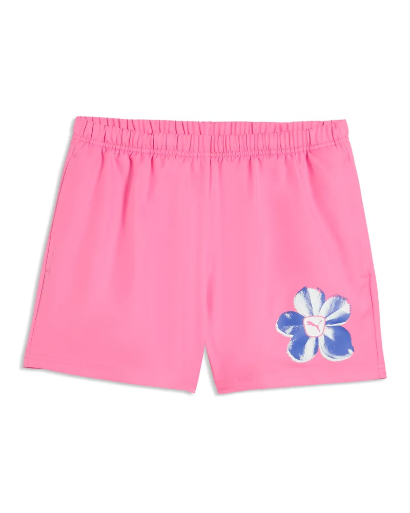 Puma Graphics Bloom Shorts Damen, Accessoires, Rosa Rosa