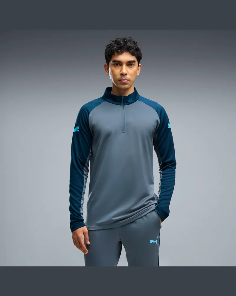 Puma IndividualLIGA Oberteil Slim Herren, Kleidung, Blau Blau