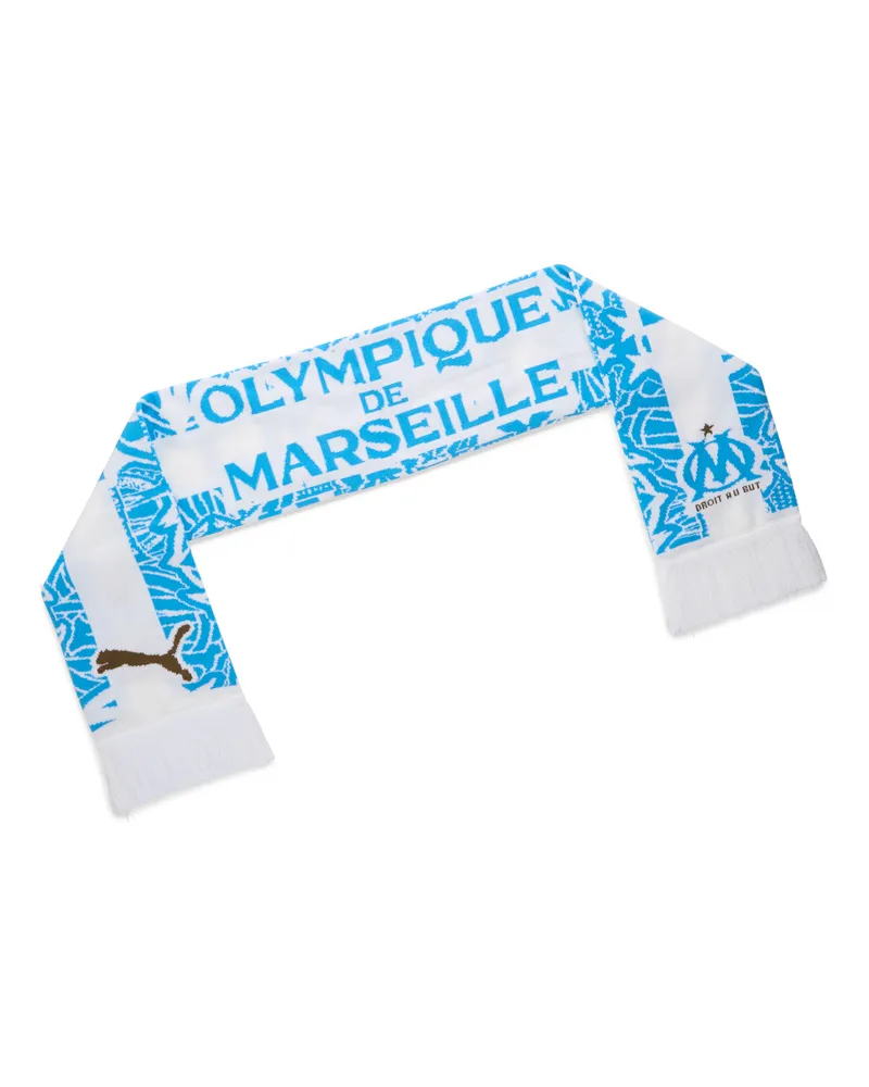 Puma Olympique de Marseille Essentials Schal, Accessoires, WeiÃŸ Weiãÿ