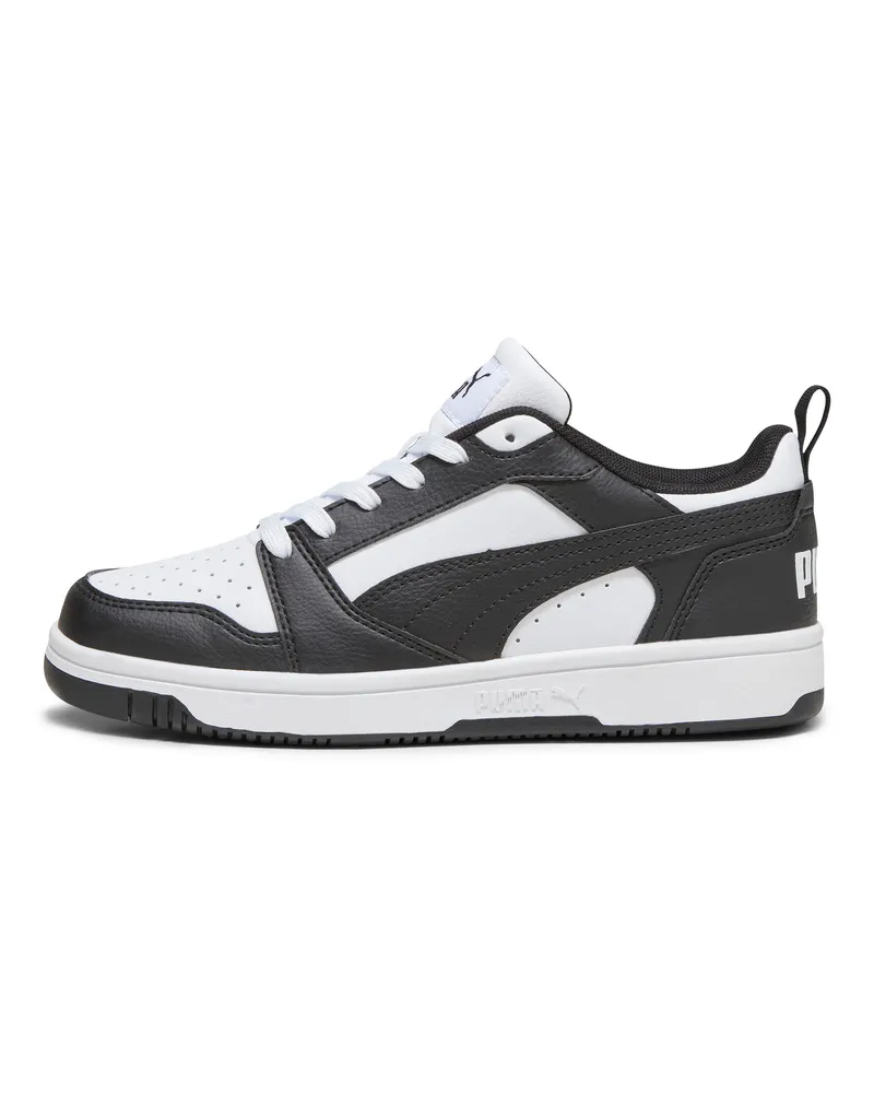 Puma Rebound V6 Low Sneakers Teenager, Schuhe, Weiß Weiß