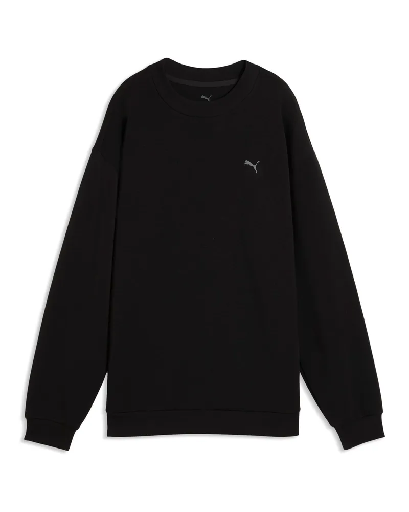Puma CLOUDSPUN Relaxed Crew Neck Top Damen, Accessoires, Schwarz Schwarz