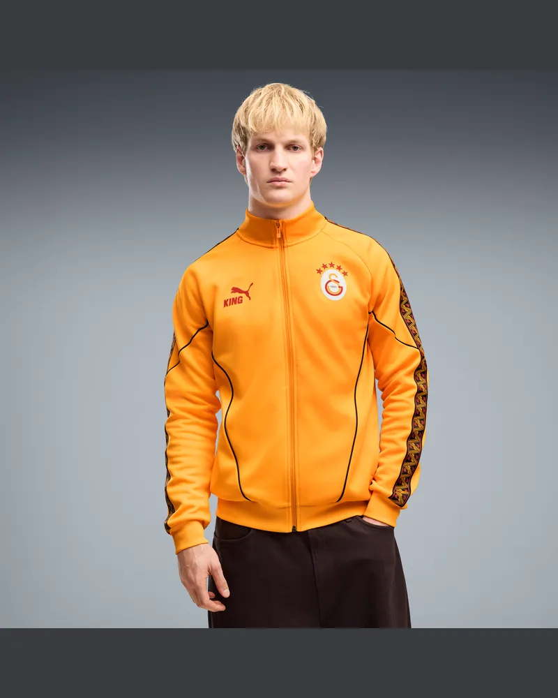 Puma Galatasaray S.K. KING Full-Zip Anthem Jacke Herren, Accessoires Orange