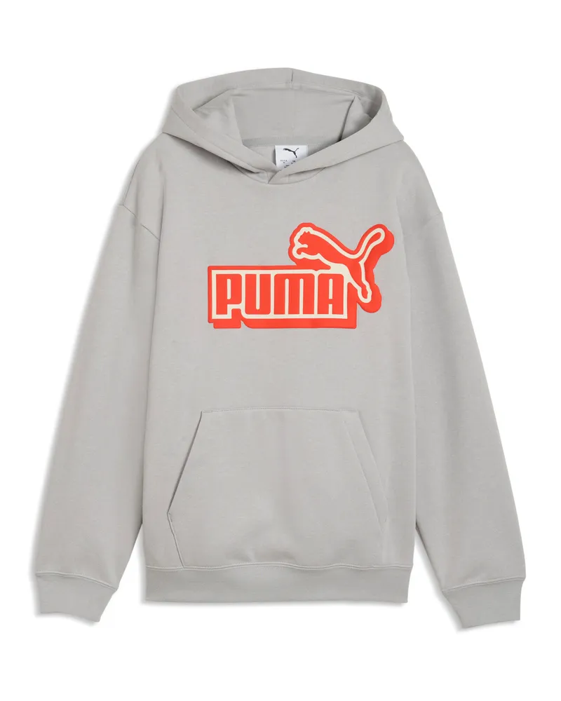 Puma Essentials Logo Lab Relaxed Hoodie Teenager, Accessoires, Grau Grau