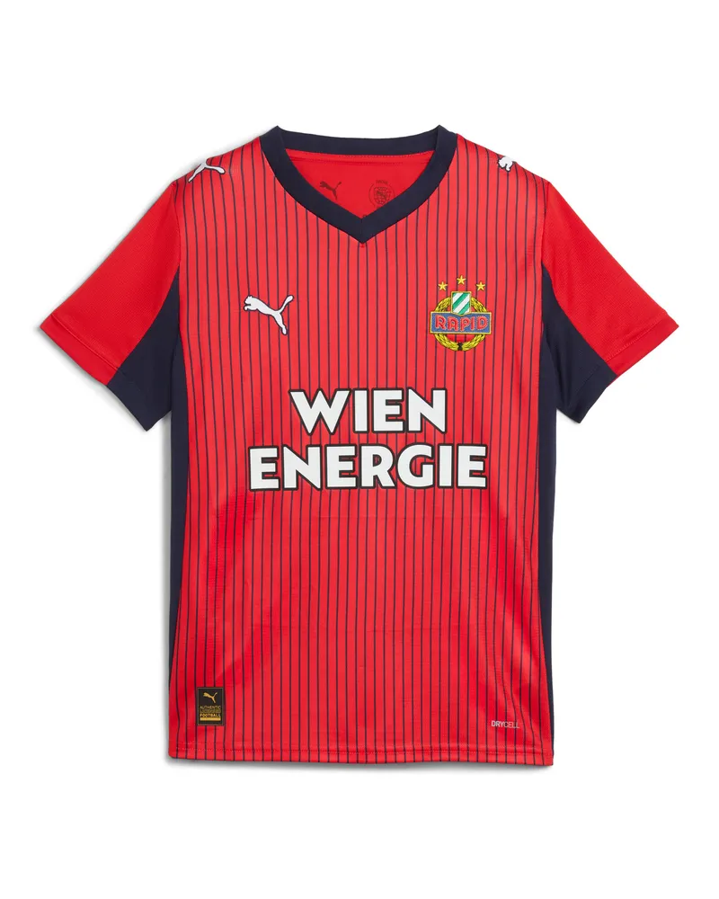 Puma SK Rapid Wien 25/26 Auswärtstrikot Teenager, Kleidung, Rot Rot