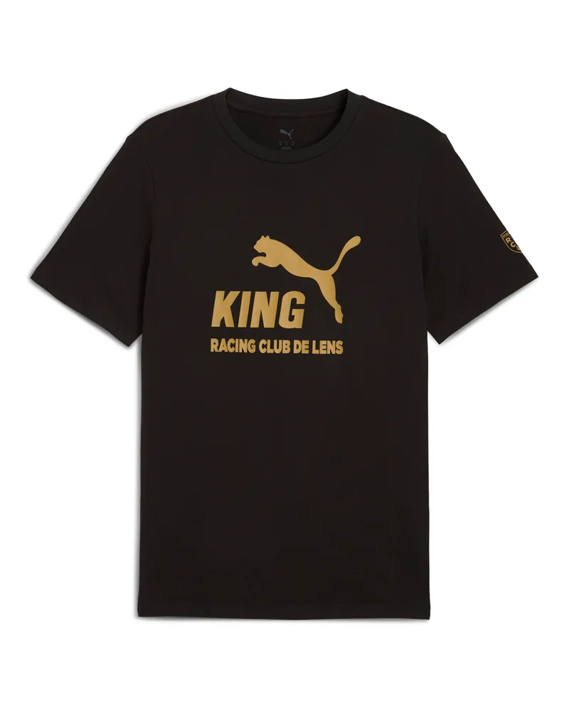 Puma RC Lens KING Logo T-Shirt Herren, Accessoires, Schwarz Schwarz