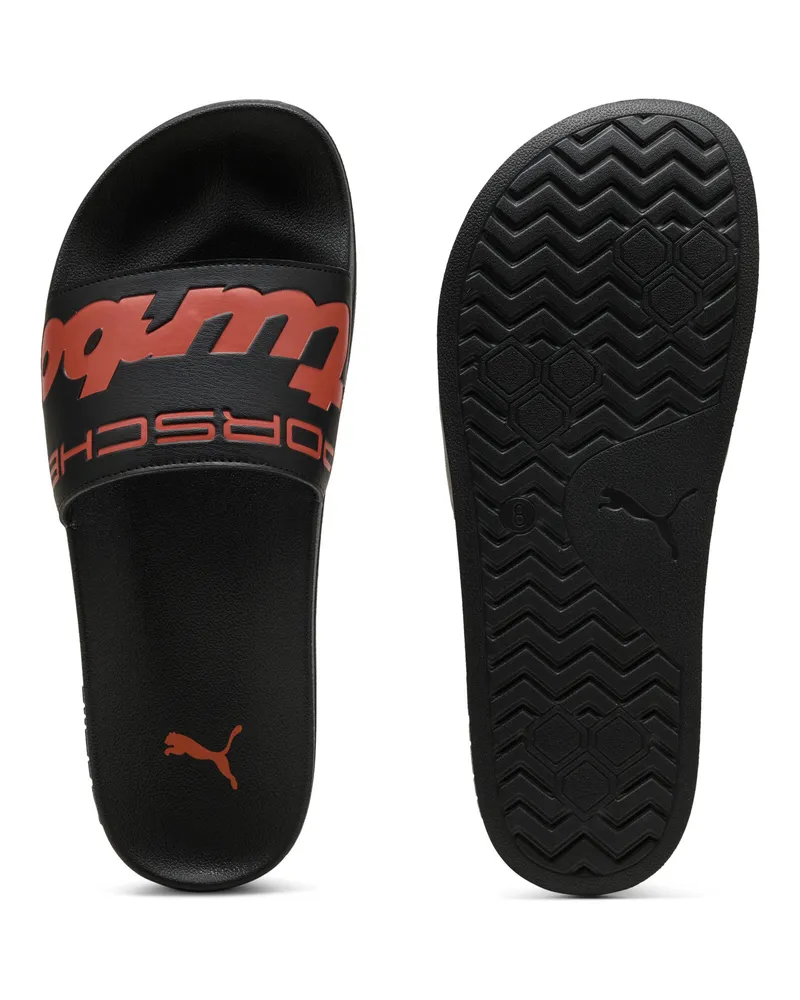 Puma Porsche Legacy Leadcat 2.0 Slides Unisex, Schuhe, Schwarz Schwarz