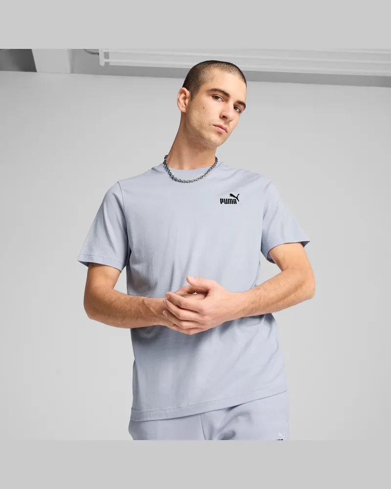 Puma Essentials 2 Colour Small No. 1 Logo T-Shirt Herren, Kleidung, Blau Blau