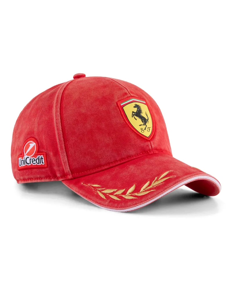 Puma Scuderia Ferrari Replica Monza Lewis Hamilton Baseball-Cap, Accessoires, Rot Rot