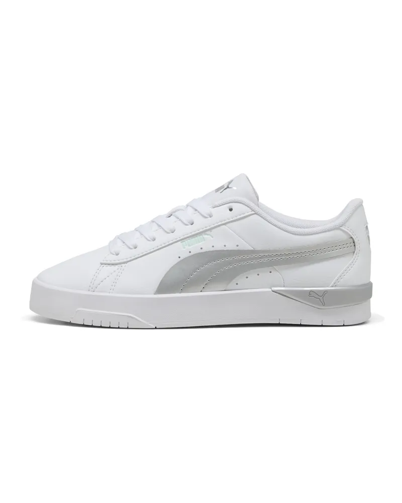 Puma Jada Classic Aqua Metallischs Sneakers Damen, Schuhe, Weiß Weiß