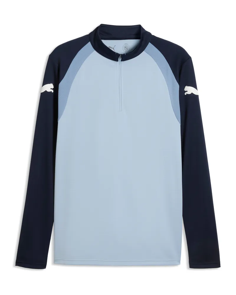 Puma individualFINAL Slim Langarmtop mit Reißverschluss bis zum Hals Herren, Accessoires, Blau Blau