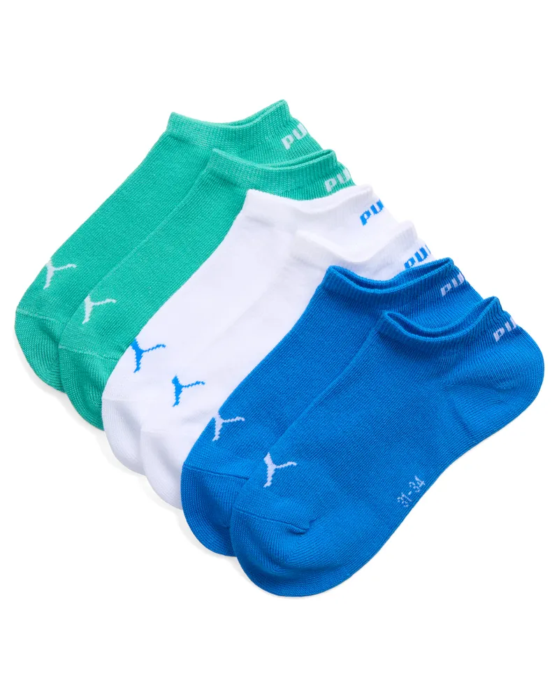 Puma Sneakersocken Teenager (3er-Pack), Accessoires, GrÃ¼n Grã¼n