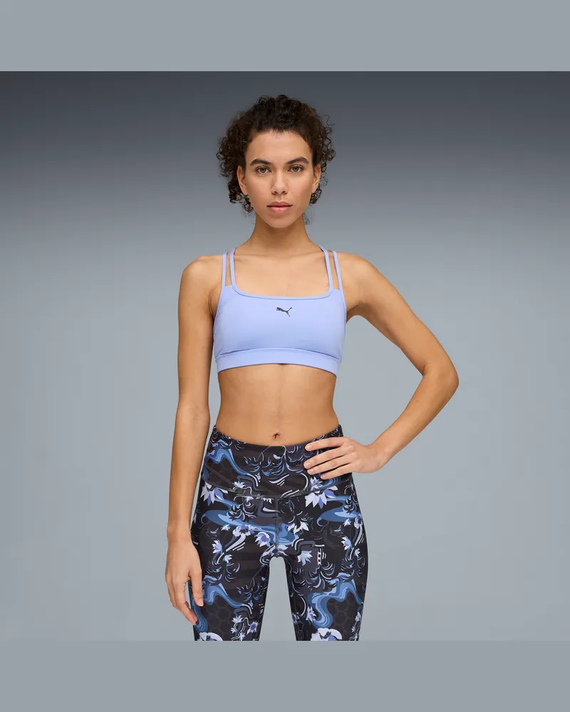 Puma MOVE Strappy BH für geringe Belastung Damen, Kleidung, Lila Lila
