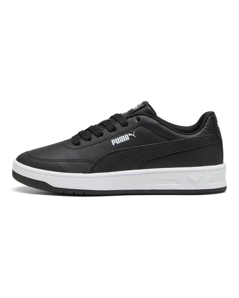 Puma Court Classic Clean Sneakers Teenager, Schuhe, Schwarz Schwarz