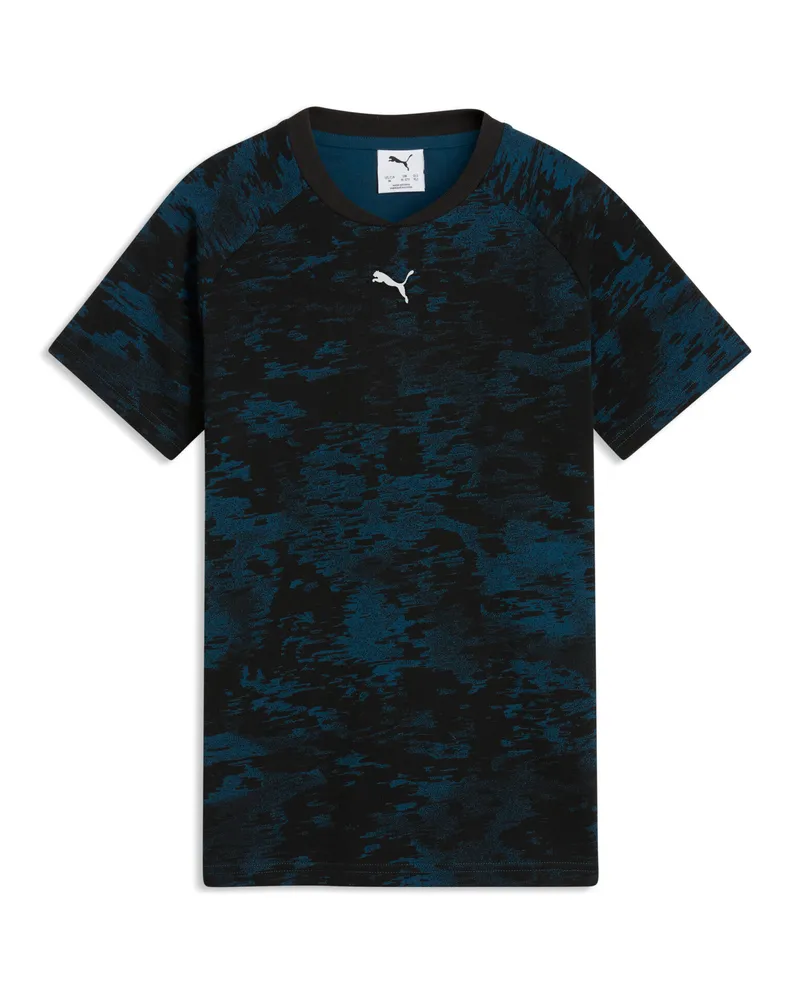 Puma Sport Camo T-Shirt Teenager, Accessoires, Blau Blau