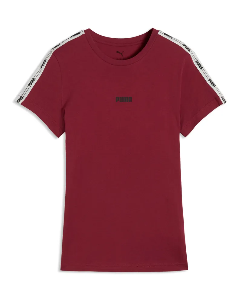 Puma Tape T-Shirt Damen, Kleidung, Rot Rot
