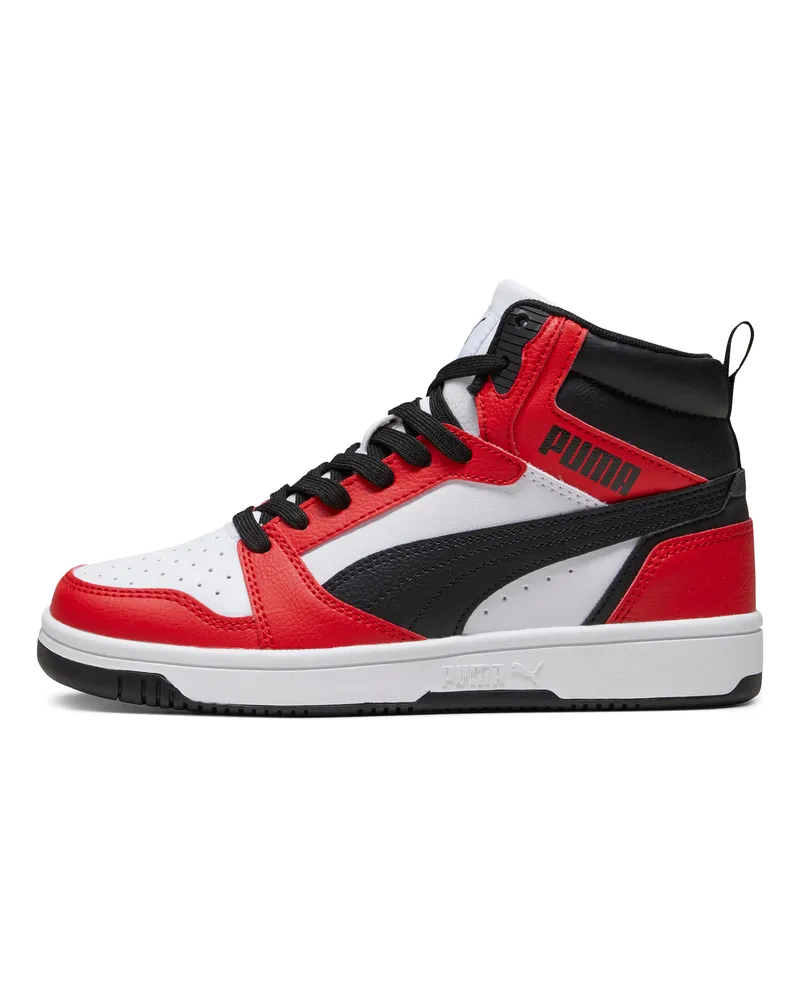 Puma Rebound V6 Mid Sneakers Teenager, Schuhe, Weiß Weiß