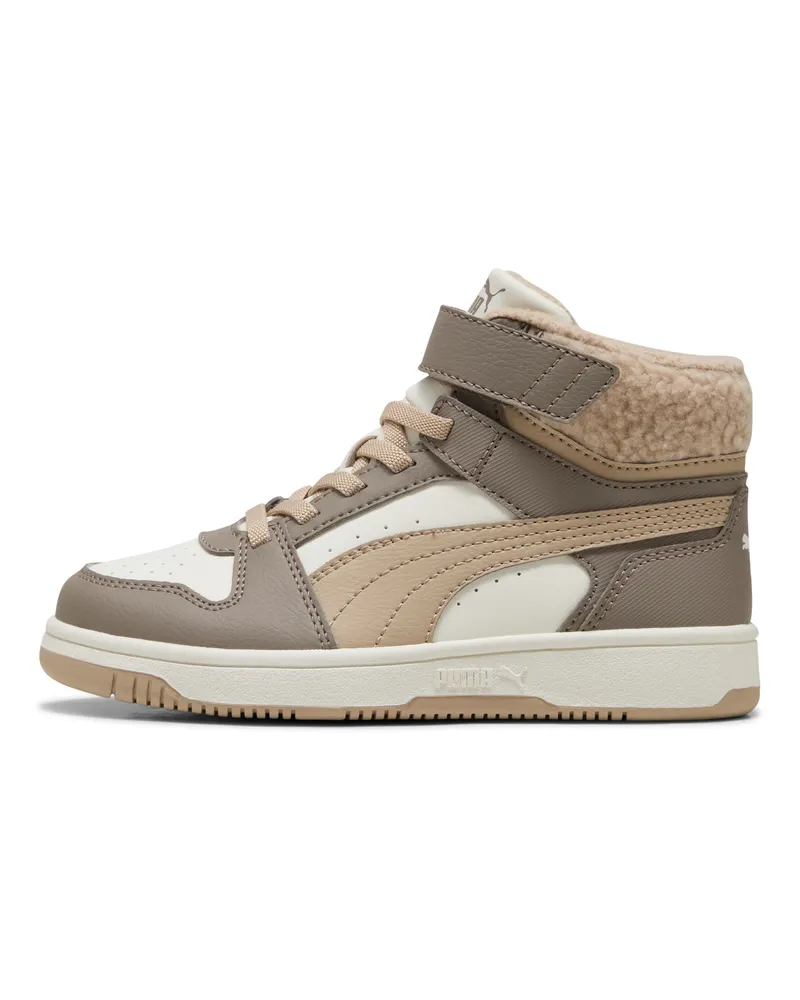 Puma Rebound Slam Mid Cosy Sneakers Kinder, Accessoires Beige