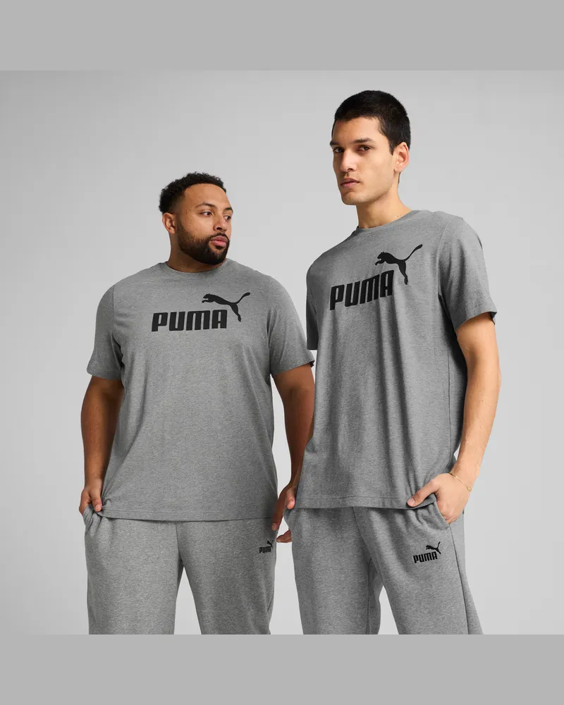 Puma Essentials No. 1 Logo T-Shirt Herren, Kleidung, Grau Grau