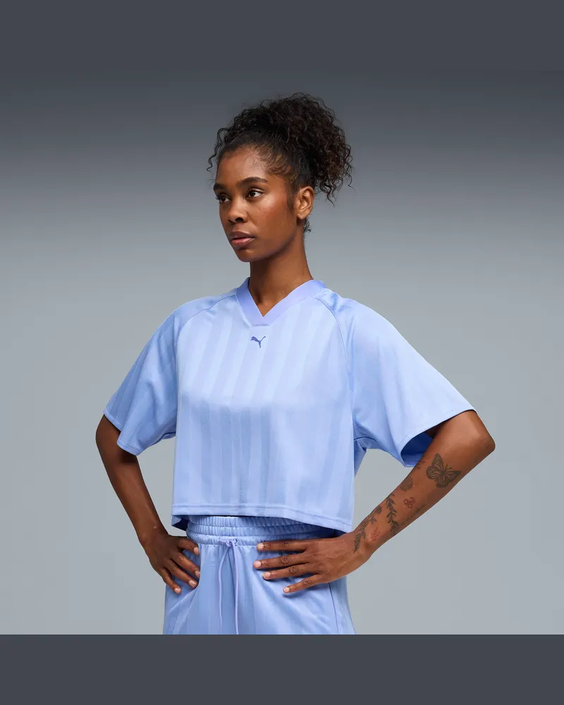 Puma League Relaxed Trainingsshirt Damen, Kleidung, Lila Lila